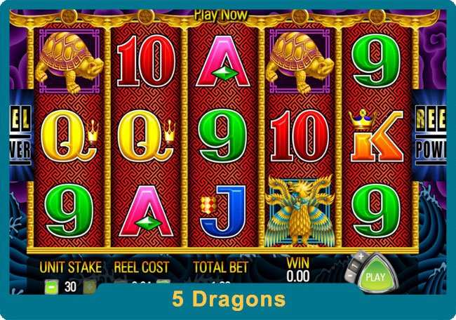 5 dragons slot online