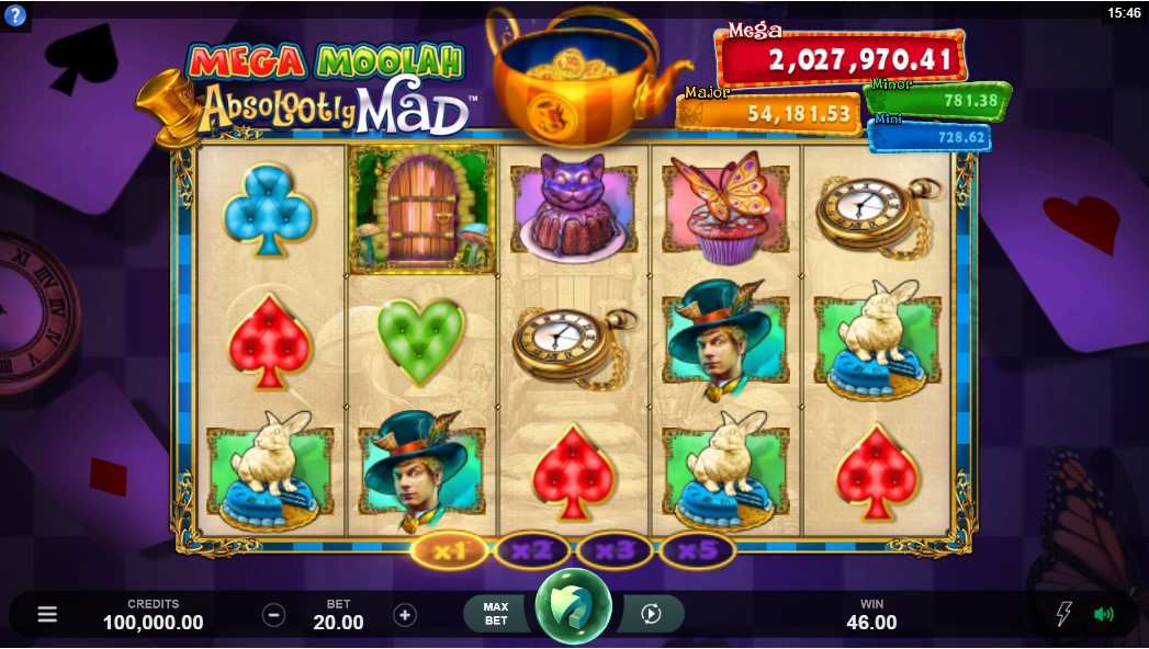 Mega Moolah Absolootly Mad gra