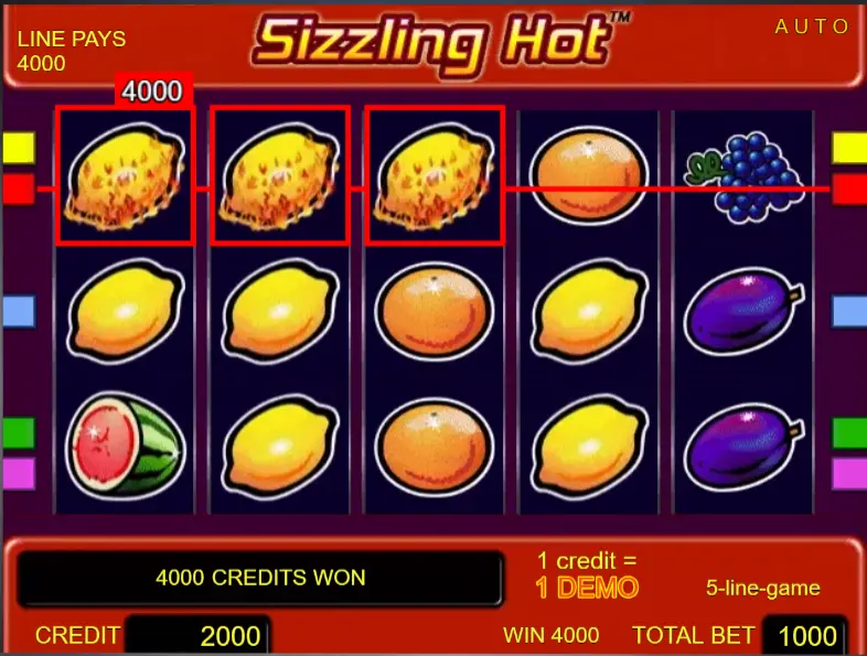 Sizzling Hot automat za darmo